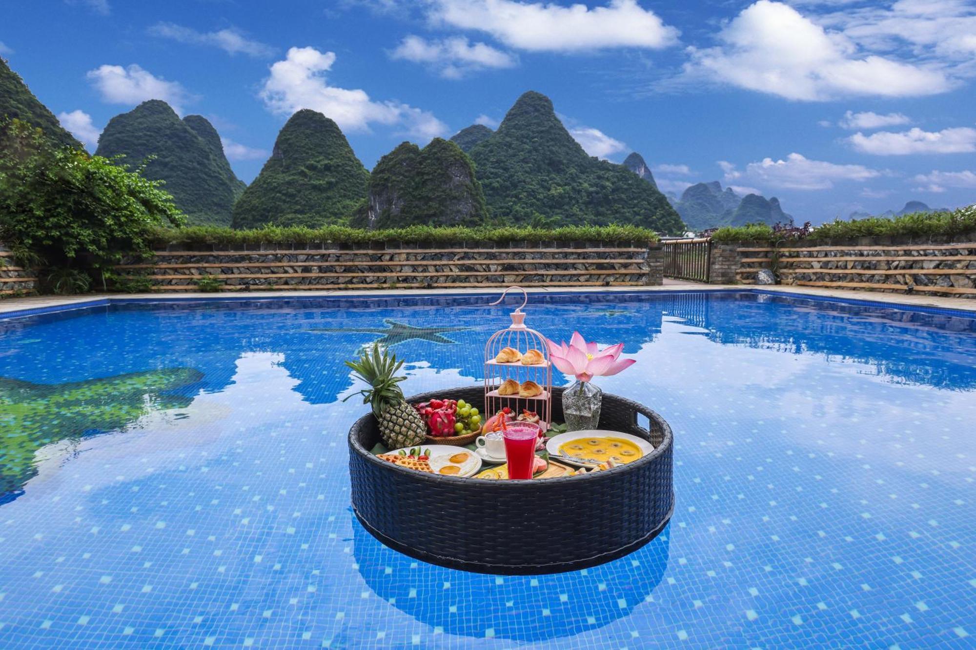 Hostal Yangshuo Tea Cozy--One Way Free Pick Up From Airport Or Ts 4 Nights Exterior foto