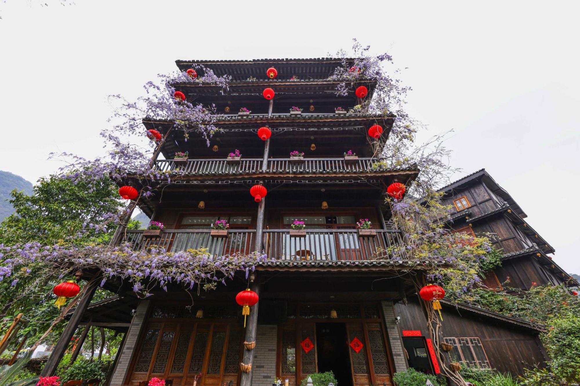 Yangshuo Tea Cozy Hostal Exterior foto