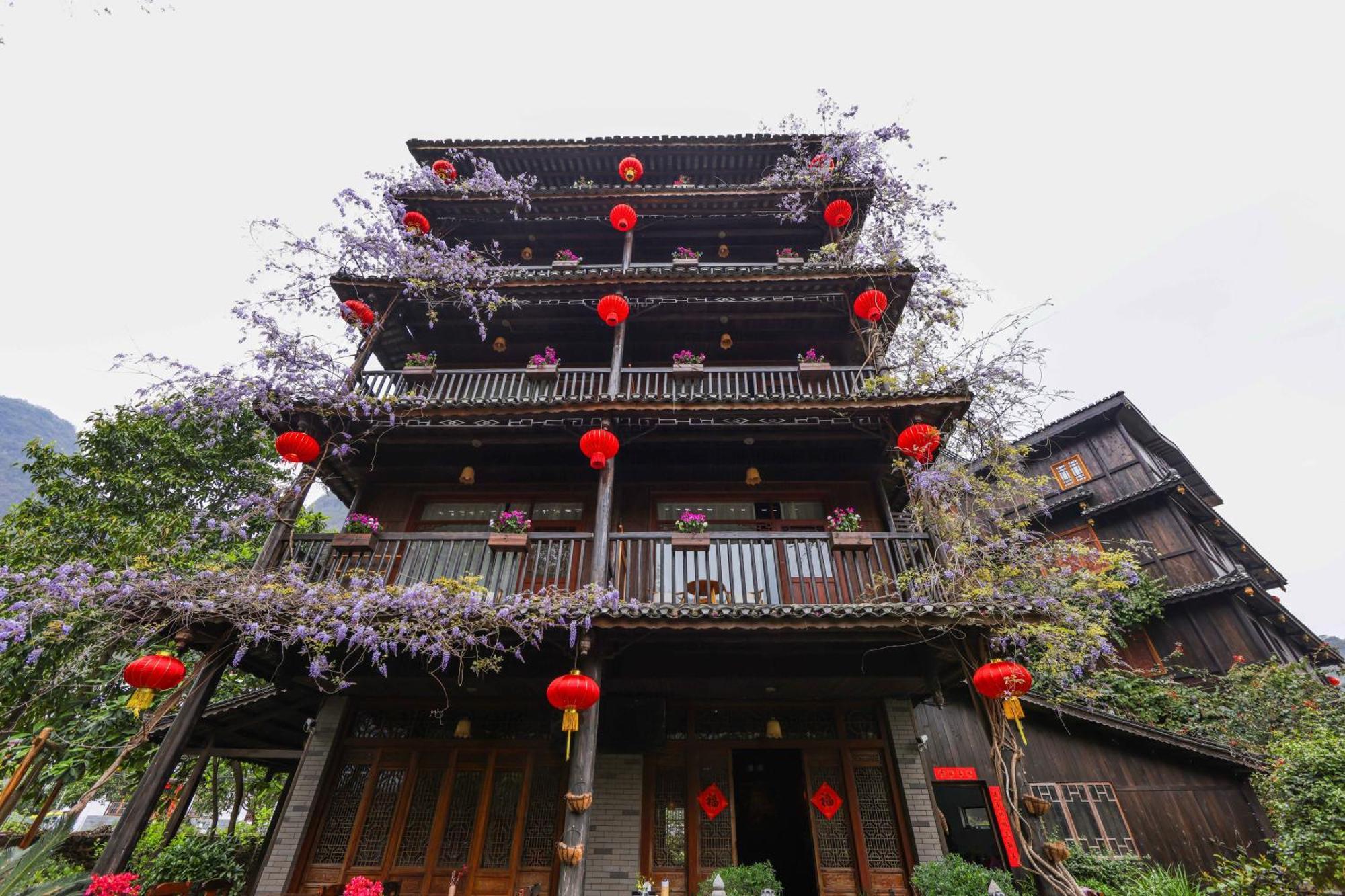 Hostal Yangshuo Tea Cozy--One Way Free Pick Up From Airport Or Ts 4 Nights Exterior foto