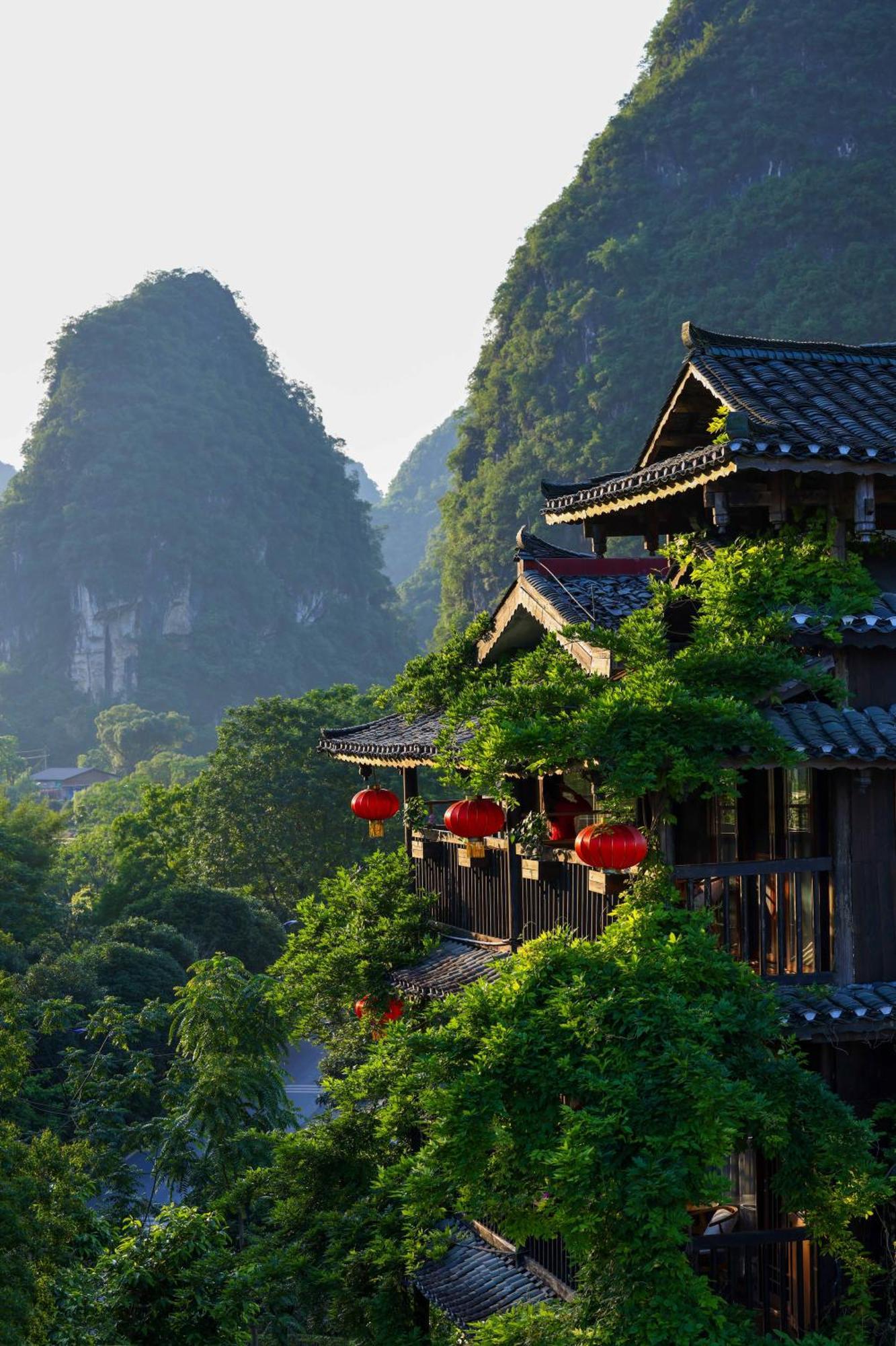 Yangshuo Tea Cozy Hostal Exterior foto