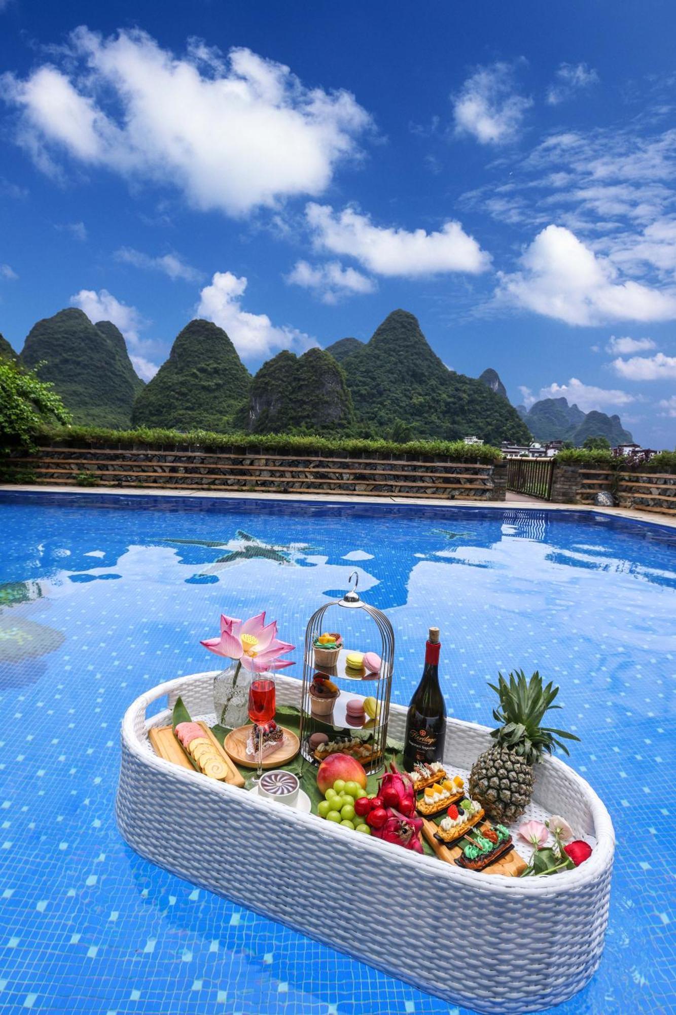 Hostal Yangshuo Tea Cozy--One Way Free Pick Up From Airport Or Ts 4 Nights Exterior foto
