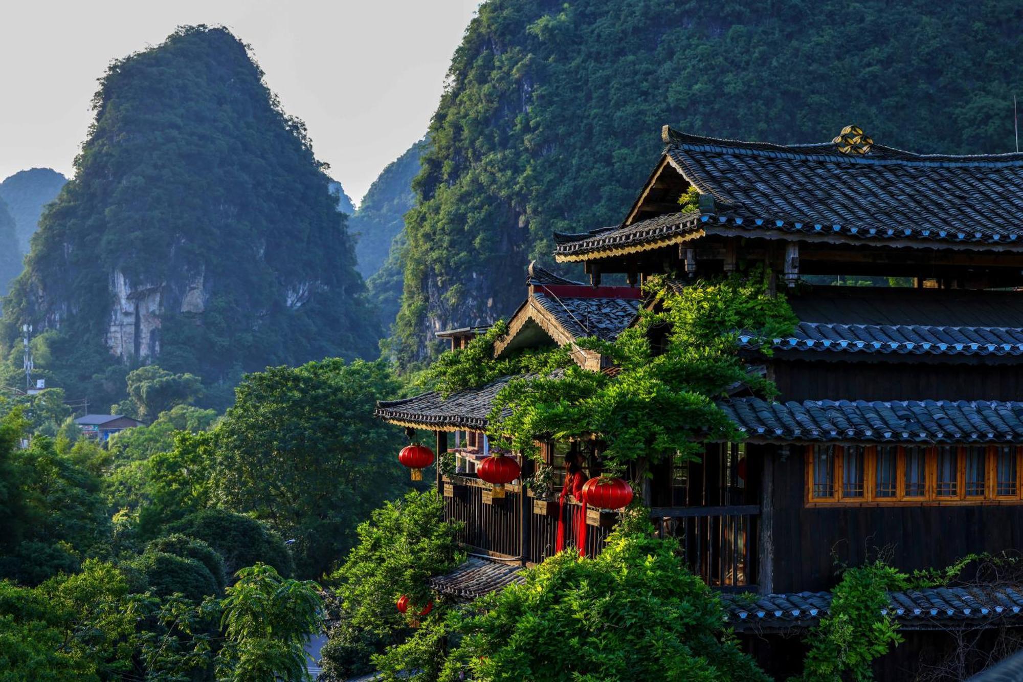 Yangshuo Tea Cozy Hostal Exterior foto