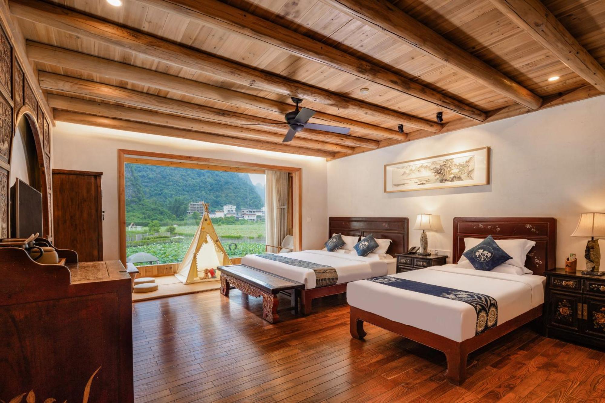 Hostal Yangshuo Tea Cozy--One Way Free Pick Up From Airport Or Ts 4 Nights Exterior foto
